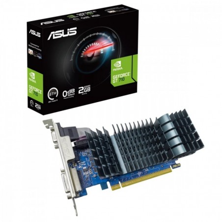 Karta graficzna GeForce GT 710 2GB GDDR5 EVO 64 bit DVI-D/DSUB/HDMI Karta graficzna GeForce GT 710 2GB GDDR5 EVO 64 bit DVI-D/DSUB/HDMI