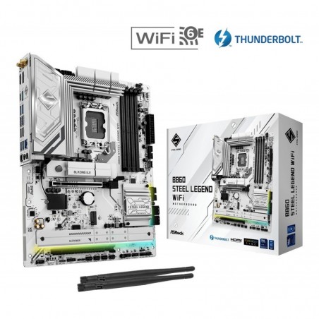 Płyta główna B860 Steel Legend WiFi s1851 4DDR5 TB ATX Płyta główna B860 Steel Legend WiFi s1851 4DDR5 TB ATX