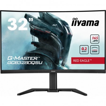 Monitor G-Master 31.5 cala GCB3280QSU-B1 VA,QHD,165Hz,1500R,0.2ms,2xHDMI,2xDP Monitor G-Master 31.5 cala GCB3280QSU-B1 VA,QHD,165Hz,1500R,0.2ms,2xHDMI,2xDP