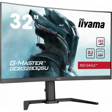 Monitor G-Master 31.5 cala GCB3280QSU-B1 VA,QHD,165Hz,1500R,0.2ms,2xHDMI,2xDP Monitor G-Master 31.5 cala GCB3280QSU-B1 VA,QHD,165Hz,1500R,0.2ms,2xHDMI,2xDP
