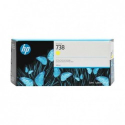 HP Tusz nr 738 676M8A Yellow 300ml 