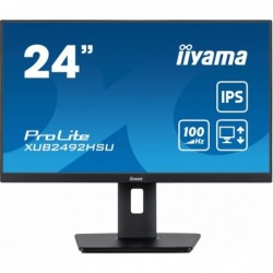 Monitor 23.8 cala XUB2492HSU-B6 IPS,HDMI,DP,VGA,100Hz,PIVOT,USB,HAS/150mm 