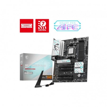 Płyta główna B840 GAMING PLUS WIFI 4 DDR5 AM5 ATX Płyta główna B840 GAMING PLUS WIFI 4 DDR5 AM5 ATX