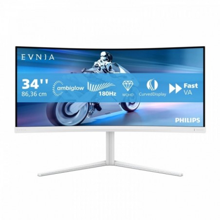 Monitor 34 cale 34M2C5501A Curved VA 180Hz HDMIx2 DP HAS Ambiglow Monitor 34 cale 34M2C5501A Curved VA 180Hz HDMIx2 DP HAS Ambiglow