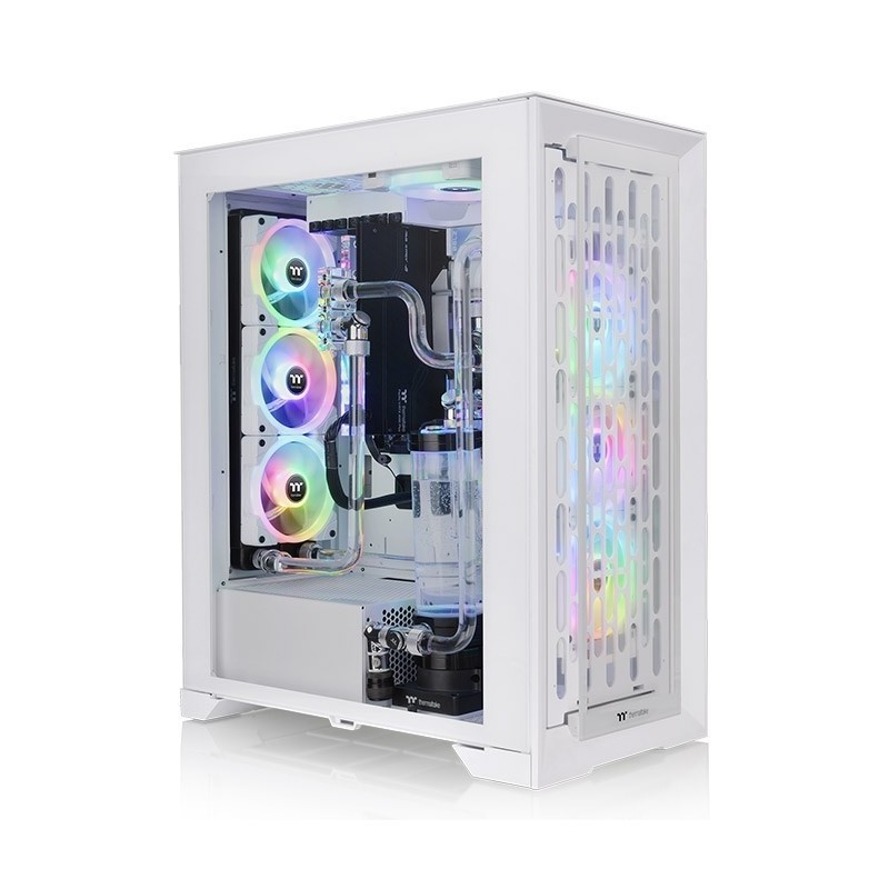 Obudowa CTE T500 Full Tower ARGB 14cmx3 Tempered Glassx2 - Snow 
