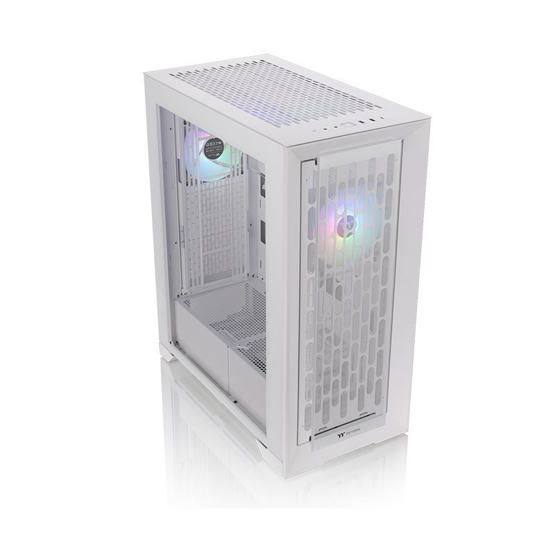 Obudowa CTE T500 Full Tower ARGB 14cmx3 Tempered Glassx2 - Snow 