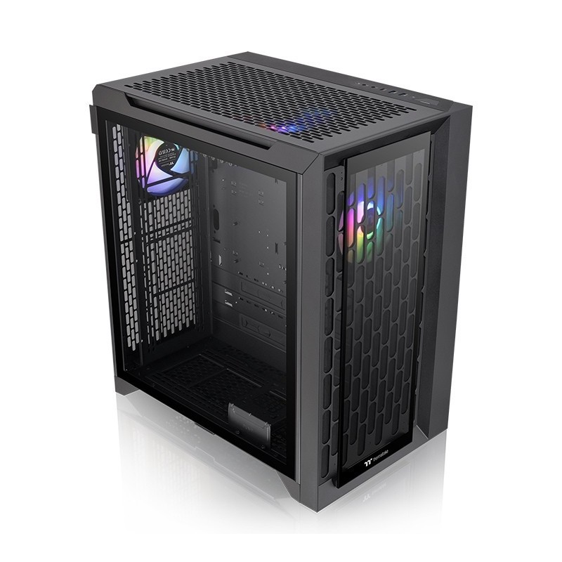 Obudowa CTE C700 ARGB 14cmx3 Tempered Glassx2 - Czarna