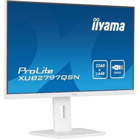 Monitor 27 cali XUB2797QSN-W2 IPS,QHD,USB-c Dock,HDMI,DP,PD-65W,2x2W, 4xUSB(3.2),300cd/m2,80M:1,sRGB:99%/5y/ Monitor 27 cali XUB2797QSN-W2 IPS,QHD,USB-c Dock,HDMI,DP,PD-65W,2x2W, 4xUSB(3.2),300cd/m2,80M:1,sRGB:99%/5y/
