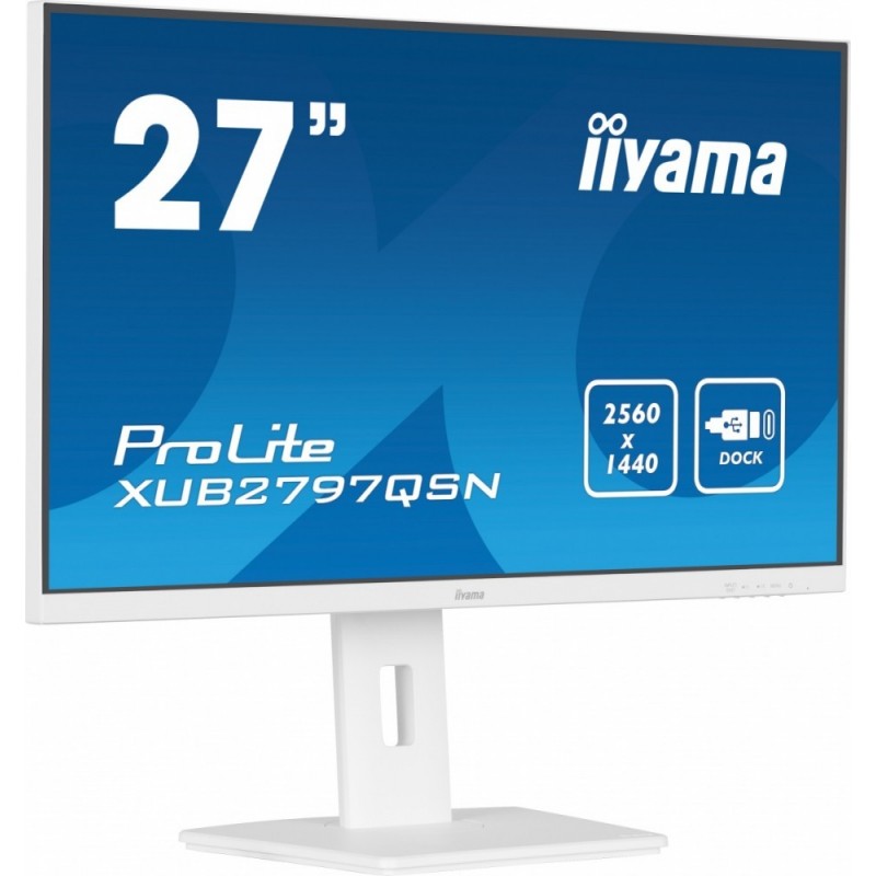 Monitor 27 cali XUB2797QSN-W2 IPS,QHD,USB-c Dock,HDMI,DP,PD-65W,2x2W, 4xUSB(3.2),300cd/m2,80M:1,sRGB:99%/5y/ Monitor 27 cali XUB2797QSN-W2 IPS,QHD,USB-c Dock,HDMI,DP,PD-65W,2x2W, 4xUSB(3.2),300cd/m2,80M:1,sRGB:99%/5y/