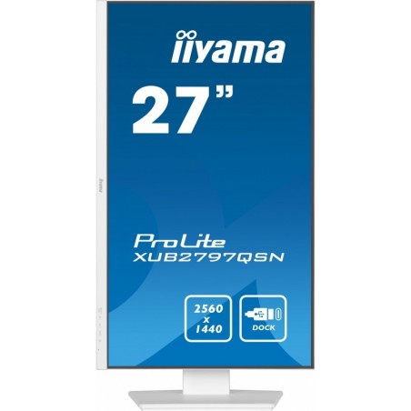 Monitor 27 cali XUB2797QSN-W2 IPS,QHD,USB-c Dock,HDMI,DP,PD-65W,2x2W, 4xUSB(3.2),300cd/m2,80M:1,sRGB:99%/5y/ Monitor 27 cali XUB2797QSN-W2 IPS,QHD,USB-c Dock,HDMI,DP,PD-65W,2x2W, 4xUSB(3.2),300cd/m2,80M:1,sRGB:99%/5y/