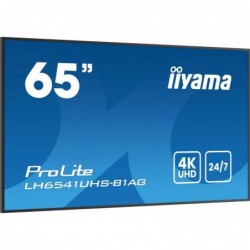 Monitor 65 cali LH6541UHS-B1AG VA,4K,24/7,LAN,USB,HDMI,500cd/m2, Haze(25%),2x10W,Pion/Poziom Monitor 65 cali LH6541UHS-B1AG VA,4K,24/7,LAN,USB,HDMI,500cd/m2, Haze(25%),2x10W,Pion/Poziom