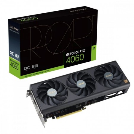 Karta graficzna RTX 4060 PROART OC 8GB GDDR6 128bit 3DP/HDMI Karta graficzna RTX 4060 PROART OC 8GB GDDR6 128bit 3DP/HDMI