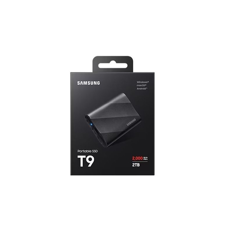 Dysk zewnętrzny SSD T9 2TB USB3.2 GEN.2 czarny