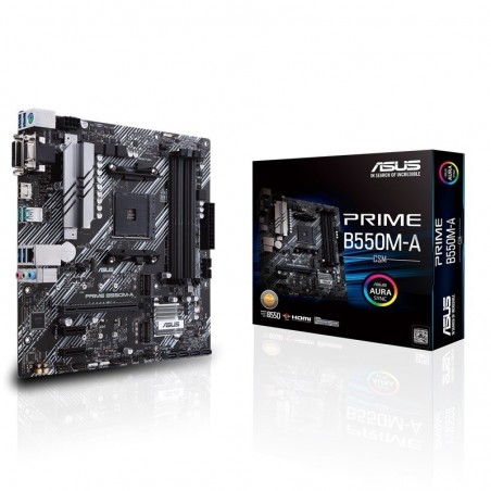 Płyta główna Prime B550M-A/CSM AM4 4DDR4 HDMI M.2 mATX Płyta główna Prime B550M-A/CSM AM4 4DDR4 HDMI M.2 mATX