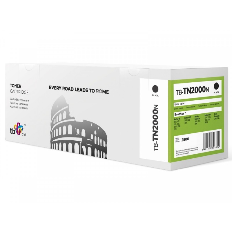 Toner do Brother TN2000 TB-TN2000N BK 100% nowy