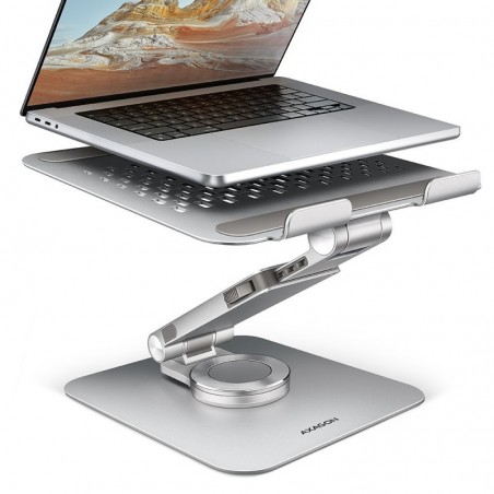 STND-LR Podstawa do laptopów aluminiowa 10-16" regulowane kąty nachylenia, obrót o 360 stopni STND-LR Podstawa do laptopów aluminiowa 10-16" regulowane kąty nachylenia, obrót o 360 stopni