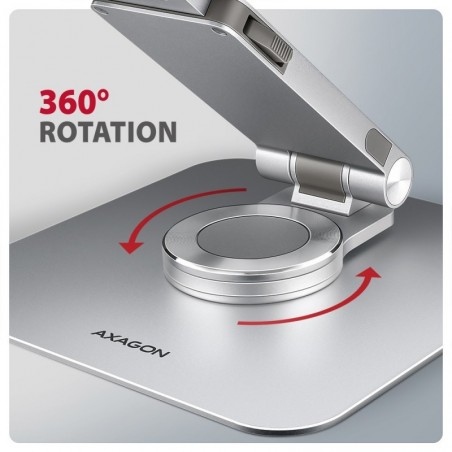 STND-LR Podstawa do laptopów aluminiowa 10-16" regulowane kąty nachylenia, obrót o 360 stopni STND-LR Podstawa do laptopów aluminiowa 10-16" regulowane kąty nachylenia, obrót o 360 stopni