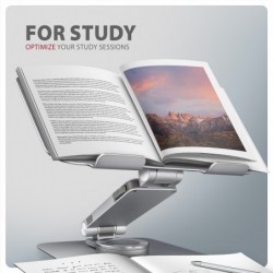 STND-LR Podstawa do laptopów aluminiowa 10-16" regulowane kąty nachylenia, obrót o 360 stopni STND-LR Podstawa do laptopów aluminiowa 10-16" regulowane kąty nachylenia, obrót o 360 stopni