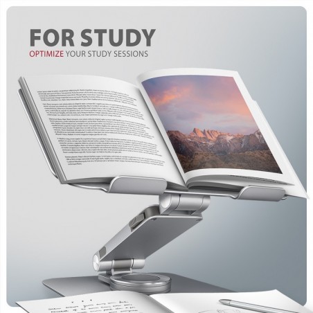 STND-LR Podstawa do laptopów aluminiowa 10-16" regulowane kąty nachylenia, obrót o 360 stopni STND-LR Podstawa do laptopów aluminiowa 10-16" regulowane kąty nachylenia, obrót o 360 stopni