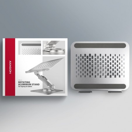 STND-LR Podstawa do laptopów aluminiowa 10-16" regulowane kąty nachylenia, obrót o 360 stopni STND-LR Podstawa do laptopów aluminiowa 10-16" regulowane kąty nachylenia, obrót o 360 stopni