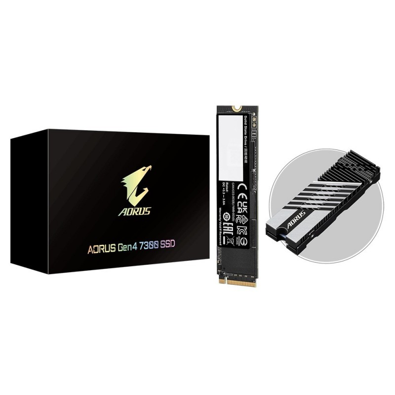 Dysk SSD AORUS NVMe Gen4 2TB M.2 2280 9JS18N200-00-G10 Dysk SSD AORUS NVMe Gen4 2TB M.2 2280 9JS18N200-00-G10