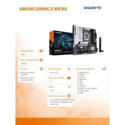 Płyta główna B860M GAMING X WIFI6E Płyta główna B860M GAMING X WIFI6E