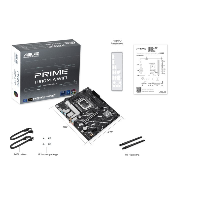 Płyta główna PRIME H810M-A WIFI s1851 XDDR5 USBC mATX  Płyta główna PRIME H810M-A WIFI s1851 XDDR5 USBC mATX
