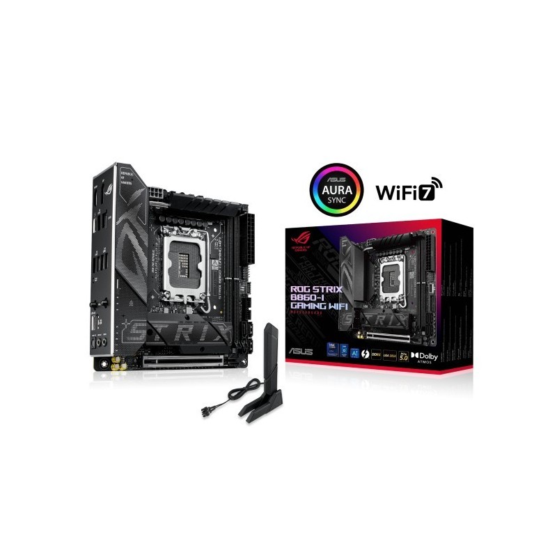 Płyta główna ROG STRIX B860-I GAMING WIFI s1851 4DDR5 TB ITX  Płyta główna ROG STRIX B860-I GAMING WIFI s1851 4DDR5 TB ITX