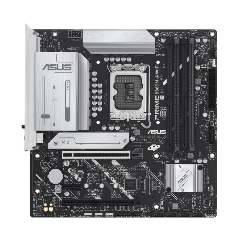 Płyta główna PRIME B860M-A WIFI s1851 XDDR5 USBC mATX  Płyta główna PRIME B860M-A WIFI s1851 XDDR5 USBC mATX