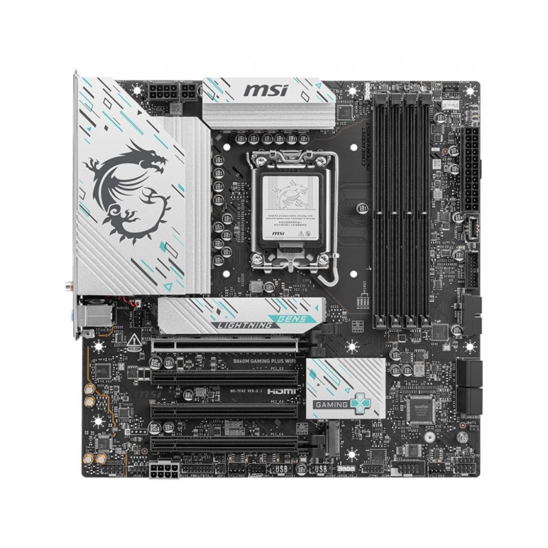 Płyta główna B860M GAMING PLUS WIFI s1851 4DDR5 ATX Płyta główna B860M GAMING PLUS WIFI s1851 4DDR5 ATX