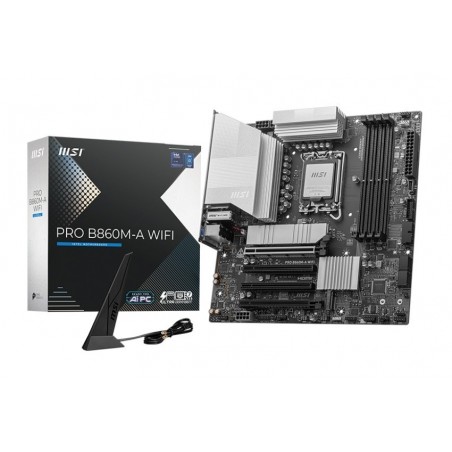 Płyta główna PRO B860M-A WIFI s1851 4DDR5 mATX Płyta główna PRO B860M-A WIFI s1851 4DDR5 mATX