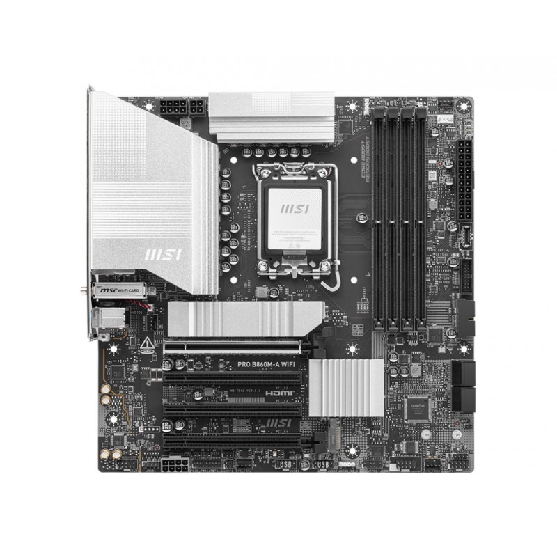 Płyta główna PRO B860M-A WIFI s1851 4DDR5 mATX Płyta główna PRO B860M-A WIFI s1851 4DDR5 mATX