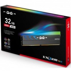 Pamięć DDR5 XPOWER Storm RGB 32GB/6000 1*32GB CL38 Grey Pamięć DDR5 XPOWER Storm RGB 32GB/6000 1*32GB CL38 Grey