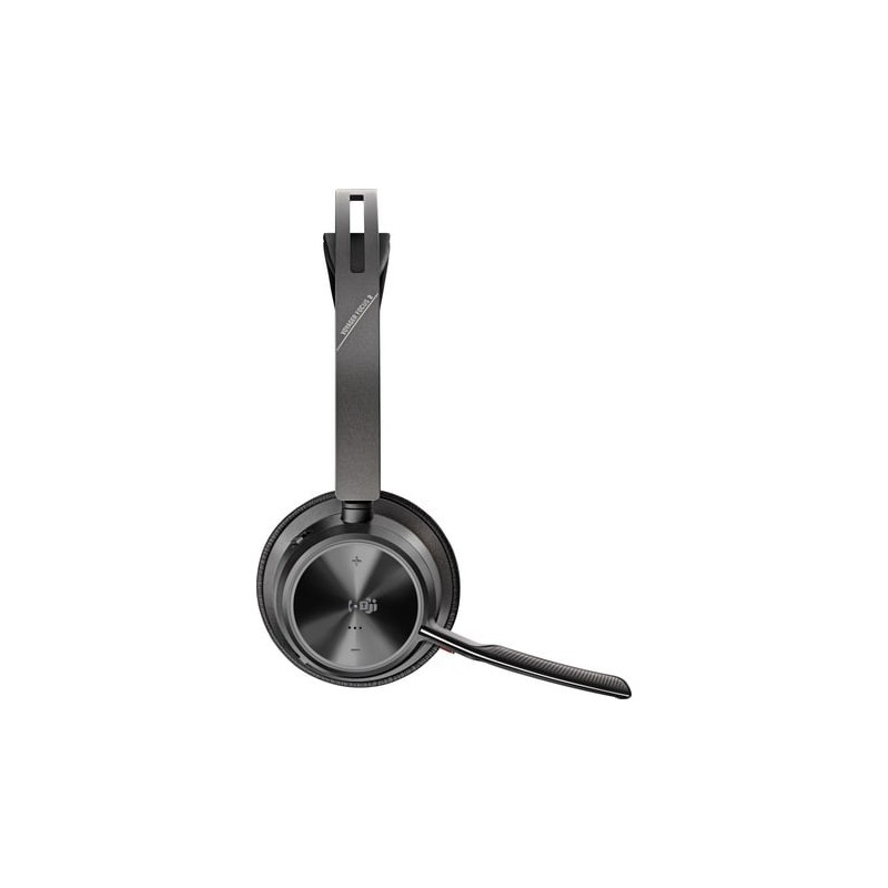 Zestaw słuchawkowy Voyager Focus 2  certyfikatem Microsoft Teams USB-C-C z podstawką ładującą, przejściówka USB-C/A 9T9J6 Zestaw słuchawkowy Voyager Focus 2  certyfikatem Microsoft Teams USB-C-C z podstawką ładującą, przejściówka USB-C/A 9T9J6
