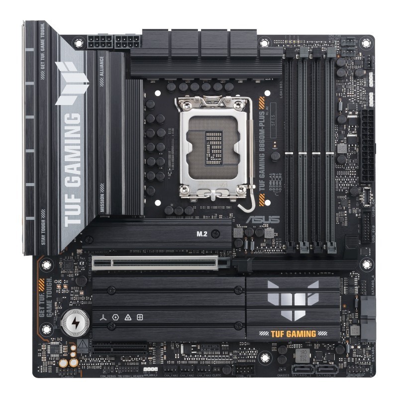 Płyta główna TUF GAMING B860M-PLUS s1851 4DDR5 USBC mATX  Płyta główna TUF GAMING B860M-PLUS s1851 4DDR5 USBC mATX