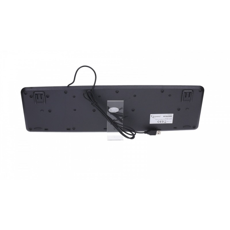 Klawiatura standardowa USB Cyrylica KB-U-103-RU czarna