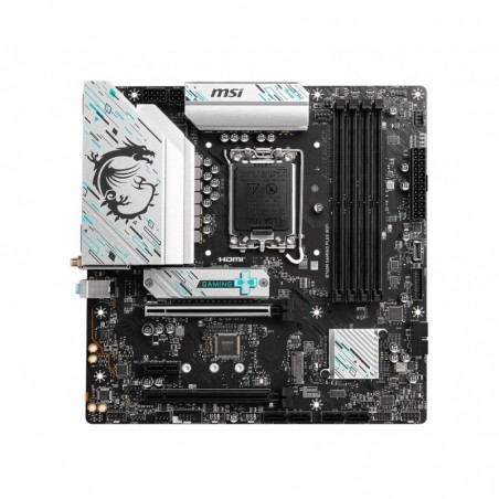 Płyta główna B760M GAMING PLUS WIFI s1700 4DDR5 DP/HDMI mATX Płyta główna B760M GAMING PLUS WIFI s1700 4DDR5 DP/HDMI mATX