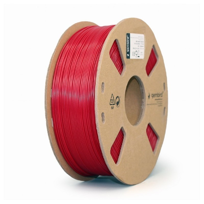 Filament drukarki 3D ABS/1.75 mm/1kg/czerwony