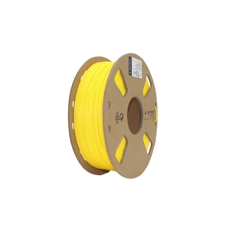 Filament drukarki 3D PLA/1.75 mm/1kg/żółty