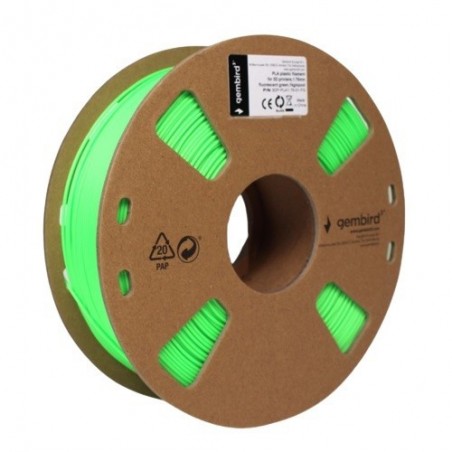 Filament drukarki 3D PLA/1.75mm/zielony fluorescencyjny Filament drukarki 3D PLA/1.75mm/zielony fluorescencyjny
