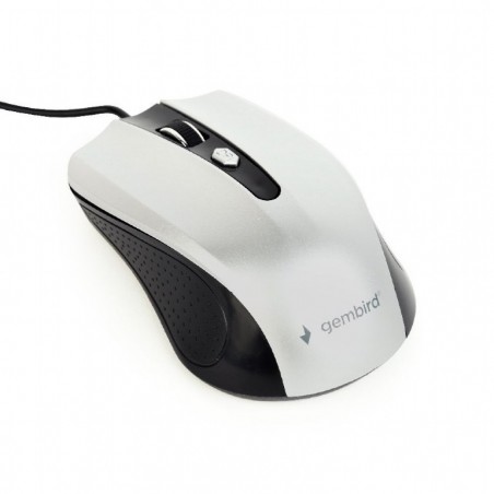 Mysz optyczna USB czarno-srebrna Mysz optyczna USB czarno-srebrna