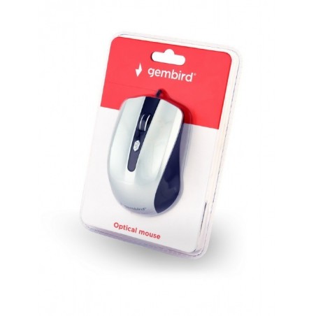 Mysz optyczna USB czarno-srebrna Mysz optyczna USB czarno-srebrna