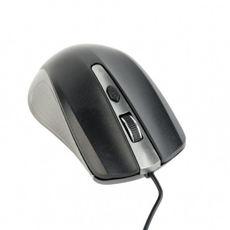 Mysz optyczna USB szaro-czarna Mysz optyczna USB szaro-czarna