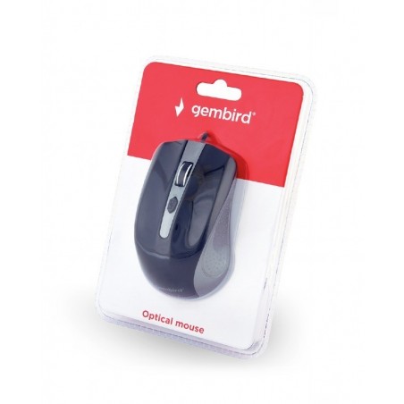 Mysz optyczna USB szaro-czarna Mysz optyczna USB szaro-czarna