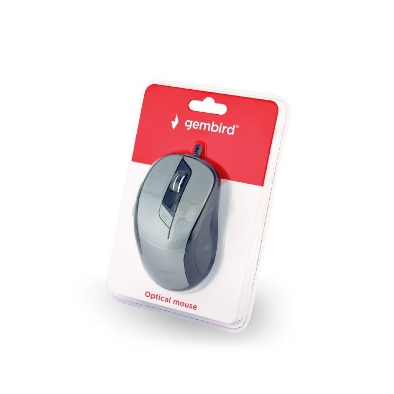 Mysz optyczna USB czarno-szara Mysz optyczna USB czarno-szara