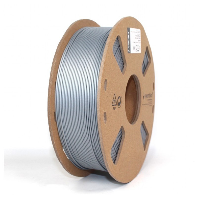 Filament drukarki 3D PLA PLUS/1.75mm/srebrny