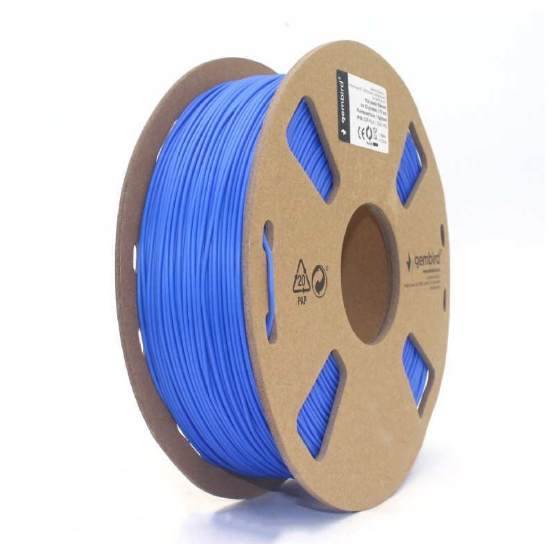 Filament drukarki 3D PLA/1.75mm/niebieski fluorescencyjny