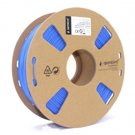 Filament drukarki 3D PLA/1.75mm/niebieski fluorescencyjny Filament drukarki 3D PLA/1.75mm/niebieski fluorescencyjny
