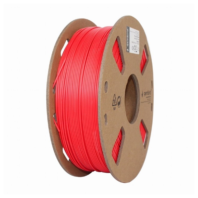 Filament drukarki 3D PLA/1.75mm/czerwony fluorescencyjny