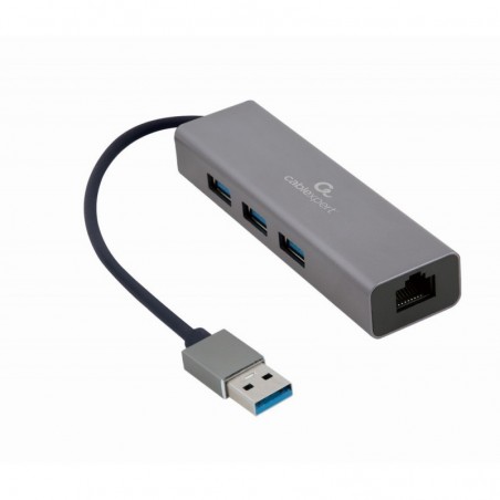 Adapter USB-AM to LAN GbE Hub 3xUSB 3.0 Adapter USB-AM to LAN GbE Hub 3xUSB 3.0